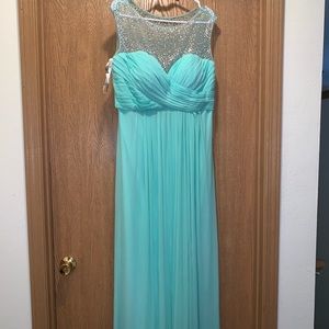 Mint prom dress. Blush brand
